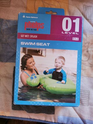 Flotador con asiento para 1-2 años. NUEVO sin usar