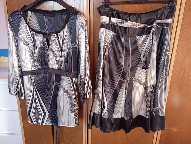 Completo Blusa e gonna