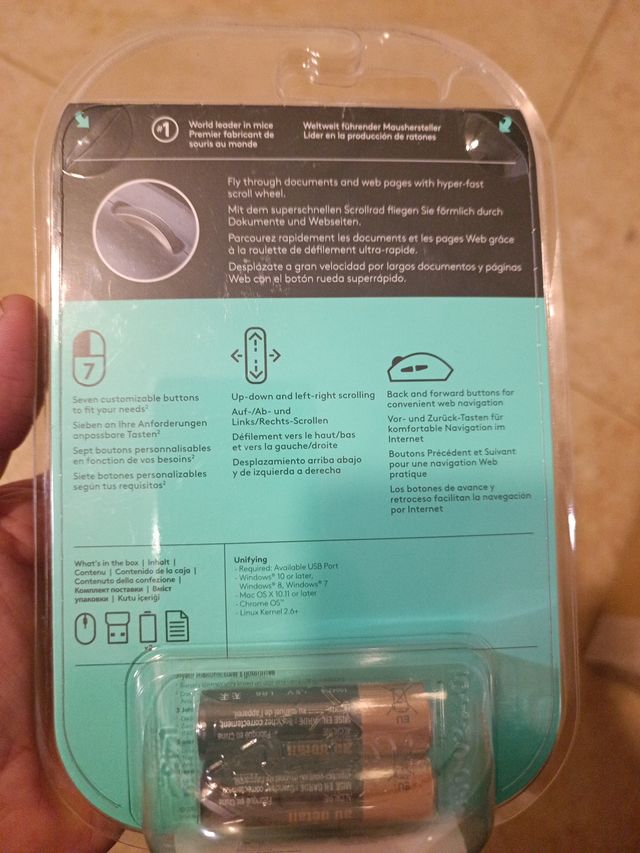 Logitech  raton inalambrico M705 Precintado Nuevo