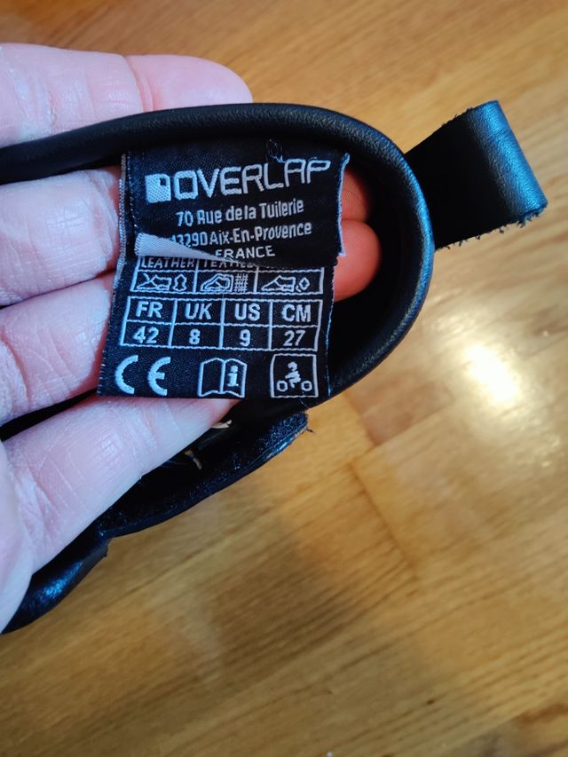 Botas de moto Overlap Liam negras talla 42