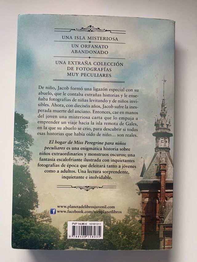 Libro Miss Peregrine