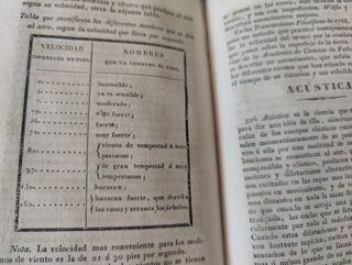 Matemáticas y física año 1835