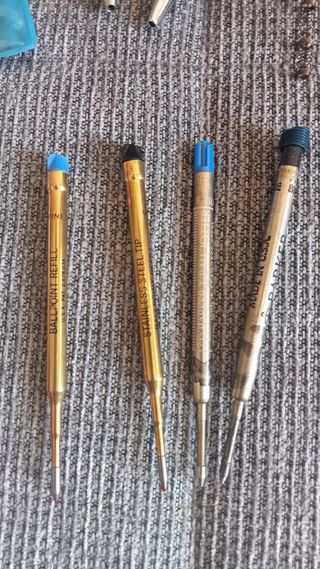 Lote bolígrafos y recambios INOXCROM - PARKER