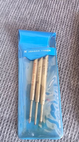 Lote bolígrafos y recambios INOXCROM - PARKER