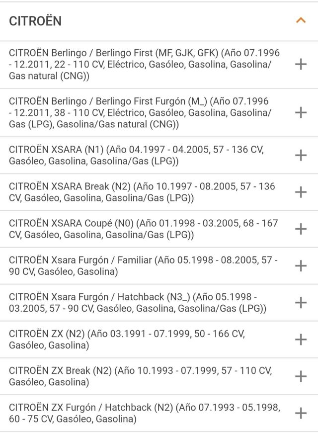 Rótula axial Citroën/Peugeot