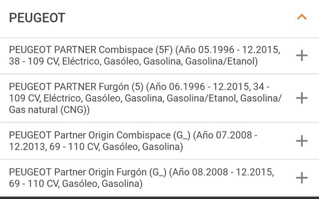 Rótula axial Citroën/Peugeot