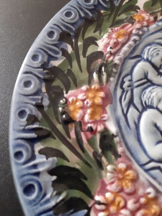 Plato decoración. Vintage