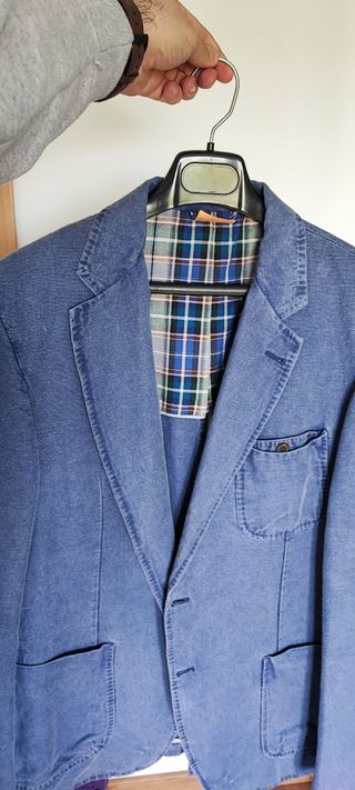 Americana azul Massimo Dutty