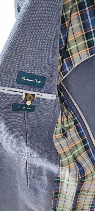 Americana azul Massimo Dutty