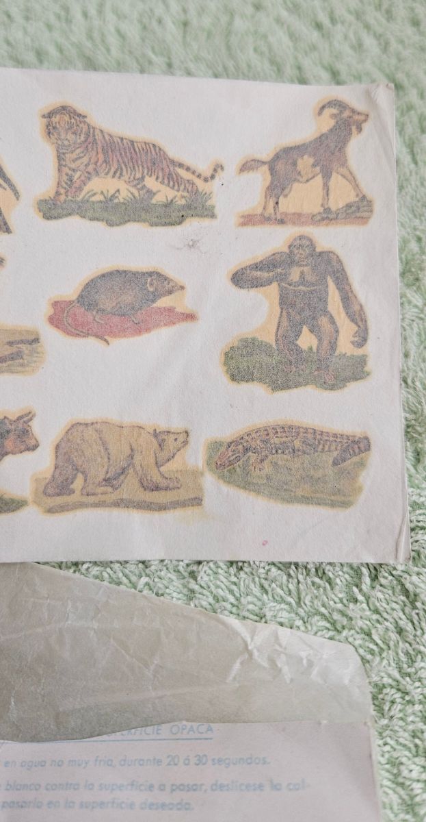 LOTE CALCOMANIAS VINTAGE ORTEGA 