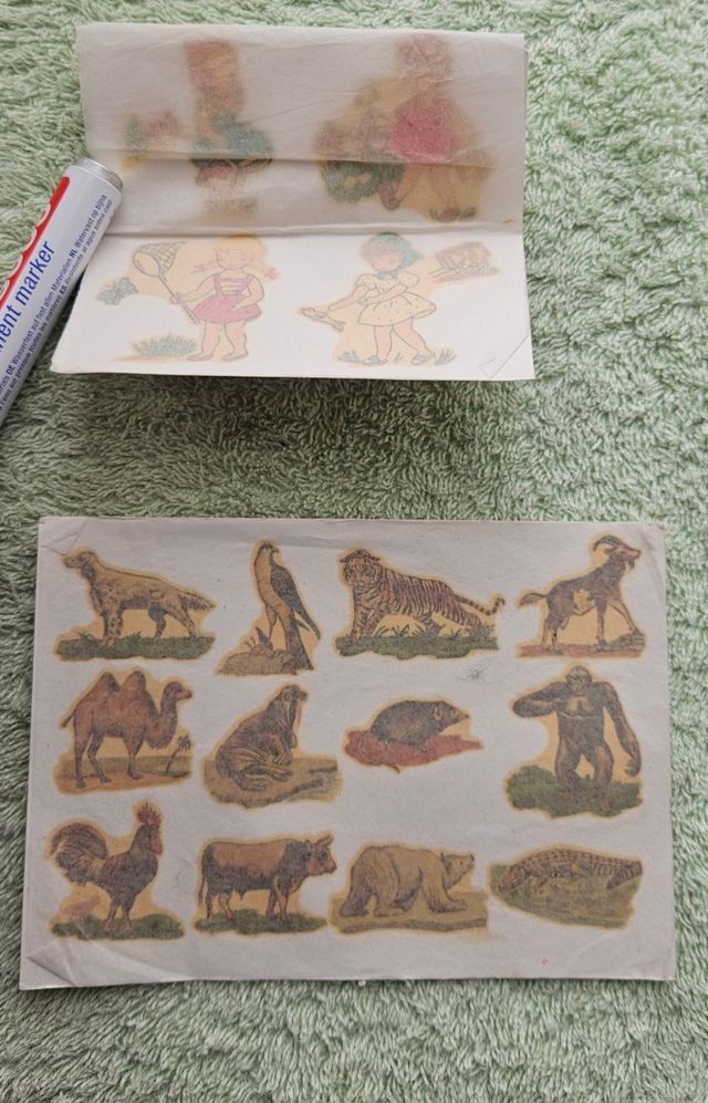 LOTE CALCOMANIAS VINTAGE ORTEGA 