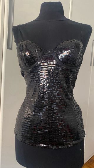 Top lentejuelas fiesta
