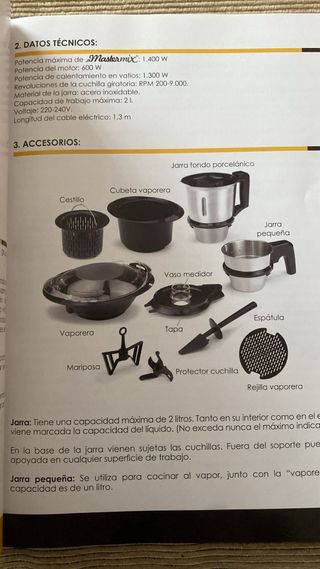 Robot de cocina Mastermix