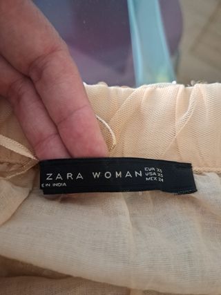 Minifalda lentejuelas Zara