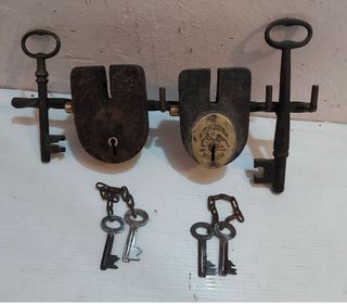 Lote 7 piezas antiguas