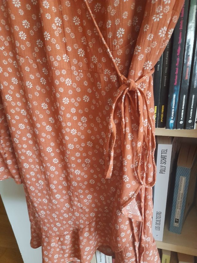 Vestido cruzado de verano Mango