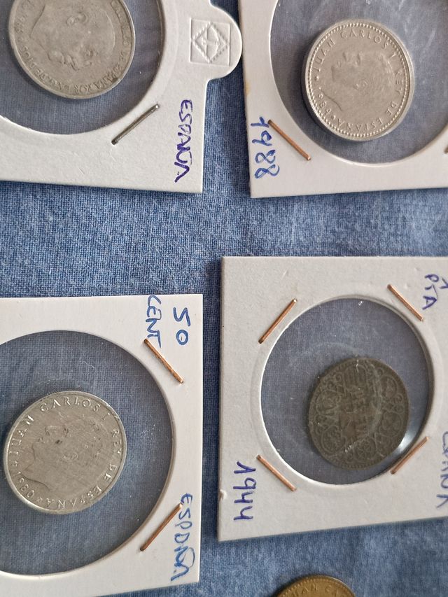 Lote monedas céntimos y pesetas España