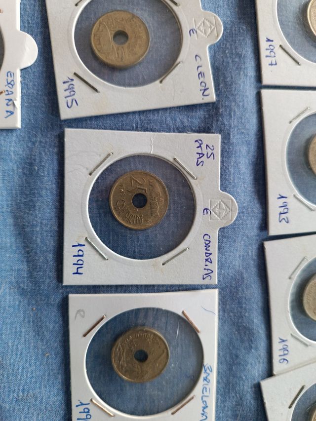 Lote monedas céntimos y pesetas España