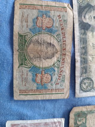  11 billetes, individual España.Pesetas