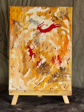 Cuadro pintado a mano