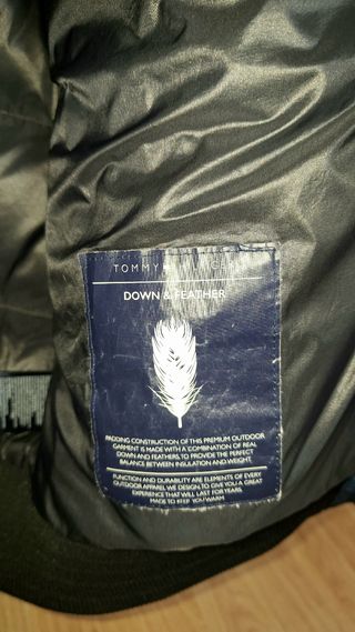 Abrigo plumas Tommy Hilfiger XXL chaqueta
