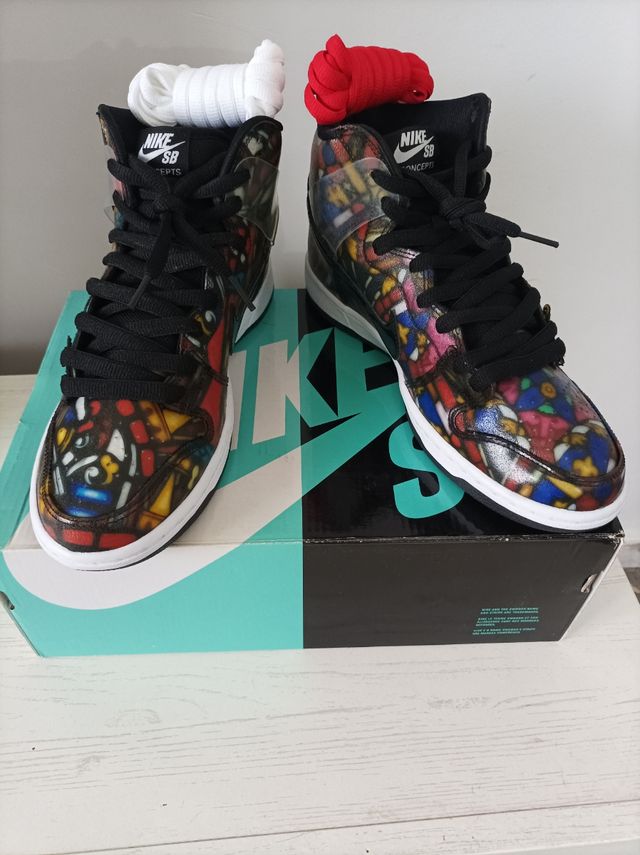 NIKE SB DUNK HIGH*CONCEPTS STAINED GLASS