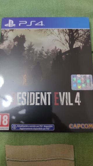 PS4 Resident Evil 4 Remake Steelbook Nuevo Precint