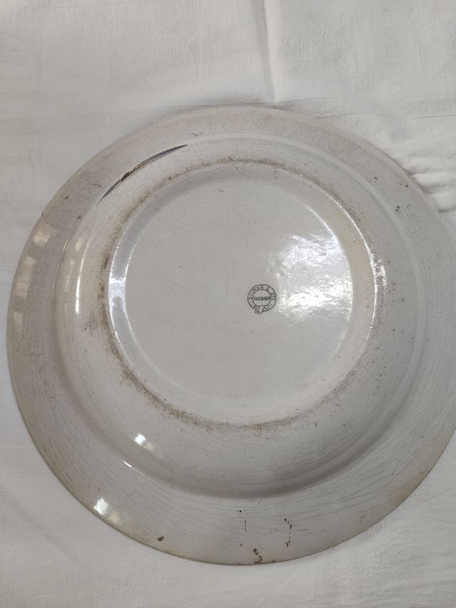 Prato sopeiro fábrica louça Sacavém