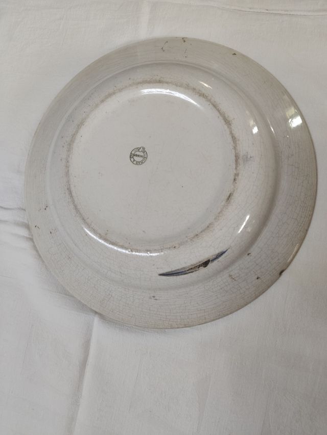 Prato sopeiro fábrica louça Sacavém