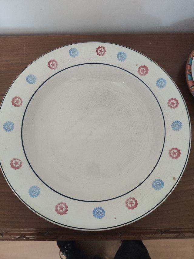 Prato sopeiro fábrica louça Sacavém