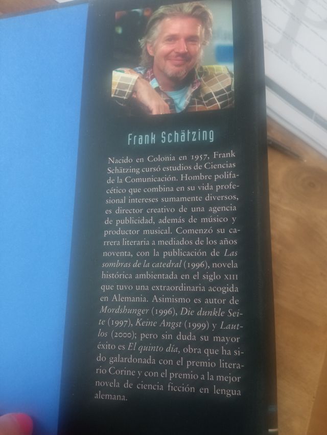 El Quinto Día. Franh Schätzing.
