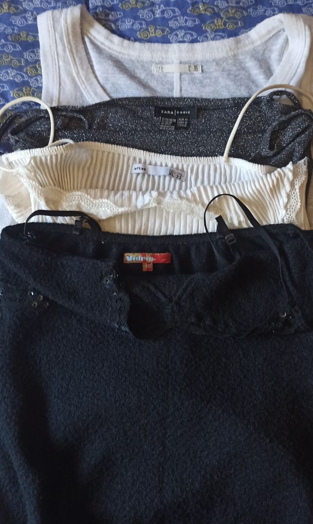 Lote camisetas tirantes talla M y L