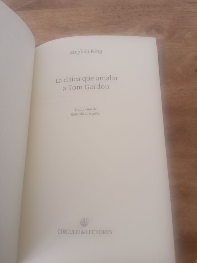La chica que amaba a Tom Gordon. Stephen King.