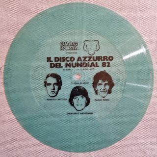 Disco 7" "Il disco azzurro del Mundial 82"