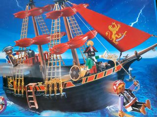 Playmobil 4424 Barco Pirata completo con caja