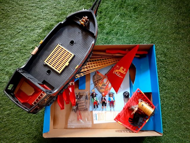 Playmobil 4424 Barco Pirata completo con caja