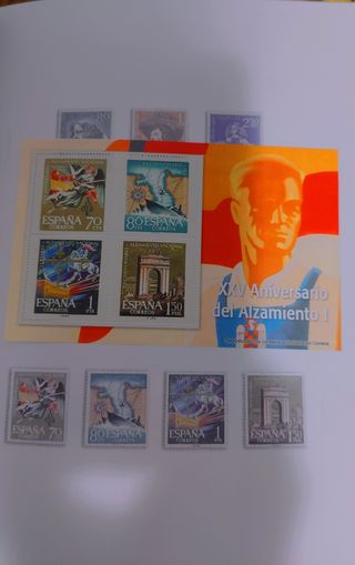 El Franquismo en Sellos y Billetes.