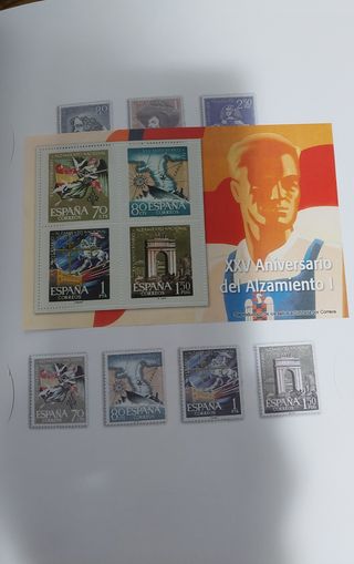 El Franquismo en Sellos y Billetes.