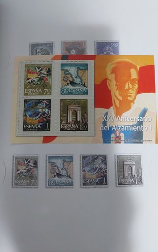 El Franquismo en Sellos y Billetes.