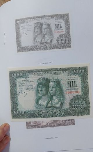 El Franquismo en Sellos y Billetes.