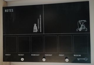 Pizarra cocina Ikea,semanal.
