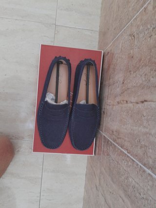 Mocasines wales blue John Scott