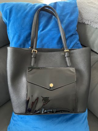 BOLSO MICHAEL KORS NEGRO CUERO SAFFIANO