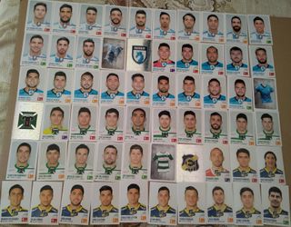liga chile 2017 panini y coleccion brasil y barça