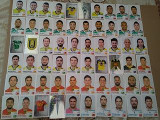 liga chile 2017 panini y coleccion brasil y barça