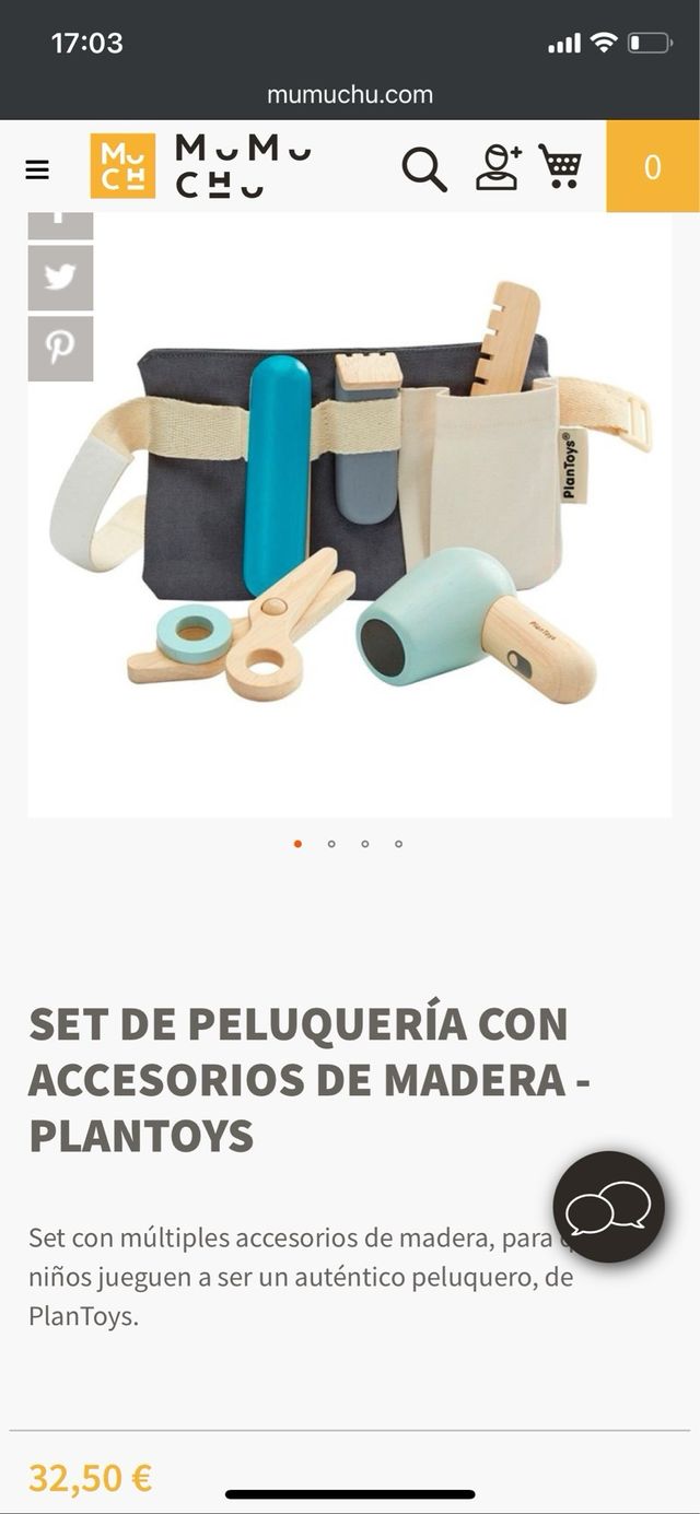 💇♀️ Set de peluquería PLAN TOYS