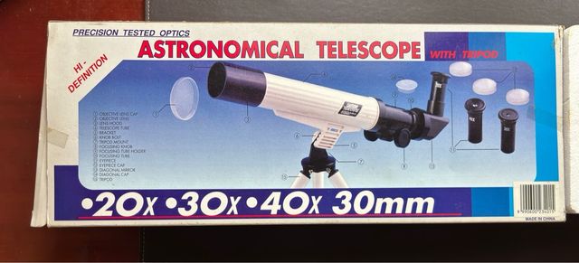 Telescopio nuevo