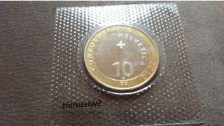 10 Francos Suiza 2010. Marmota