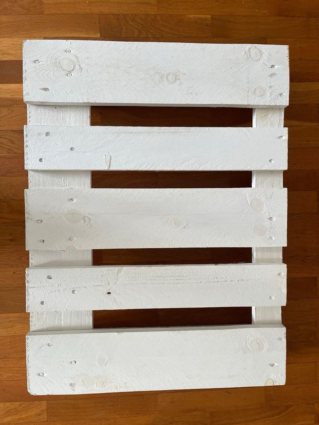 6 Palets tratados en Blanco 