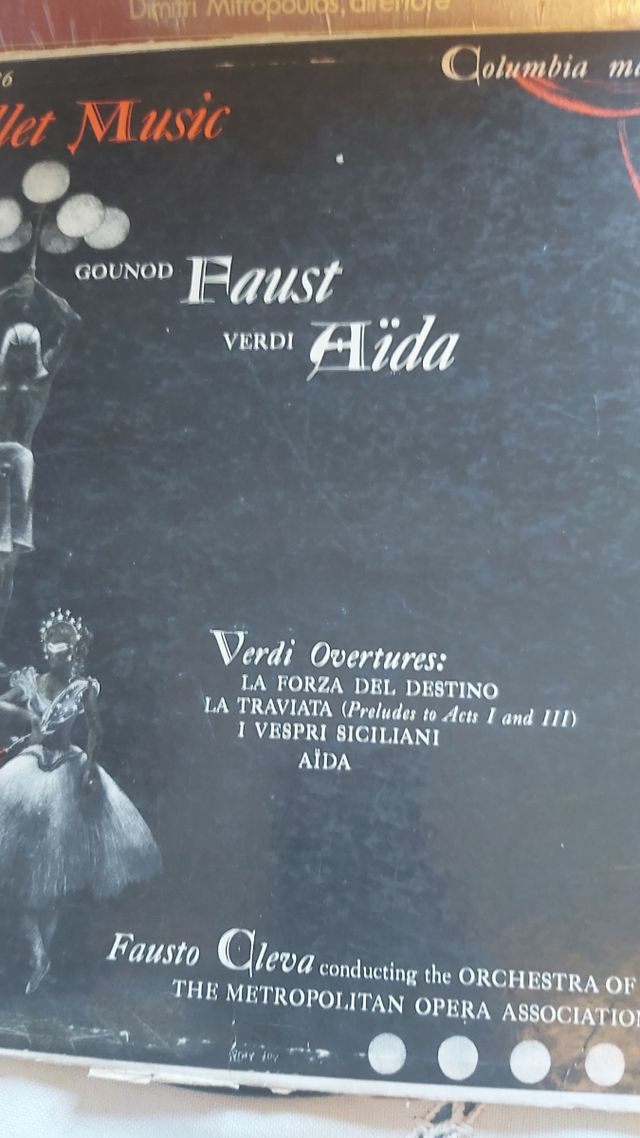 2 vinili Giuseppe Verdi e Ballet Music